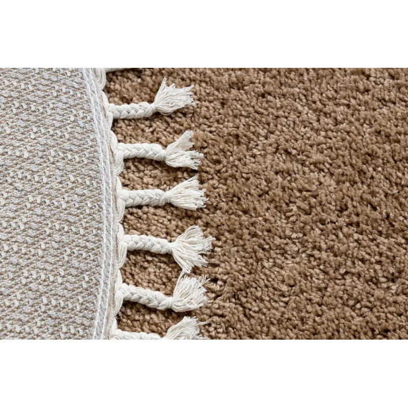 BERBER 9000 Round Beige Moroccan Rug