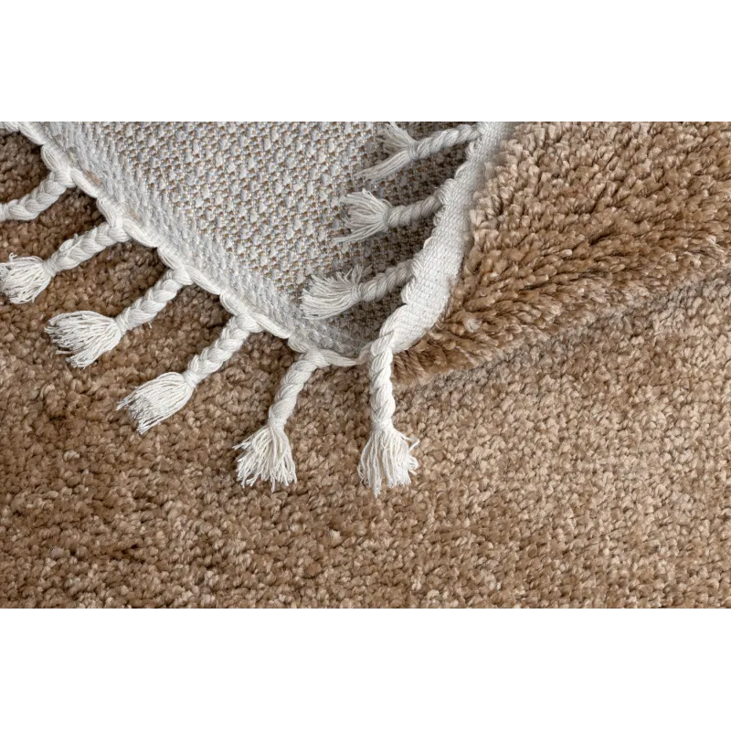 BERBER 9000 Round Beige Moroccan Rug