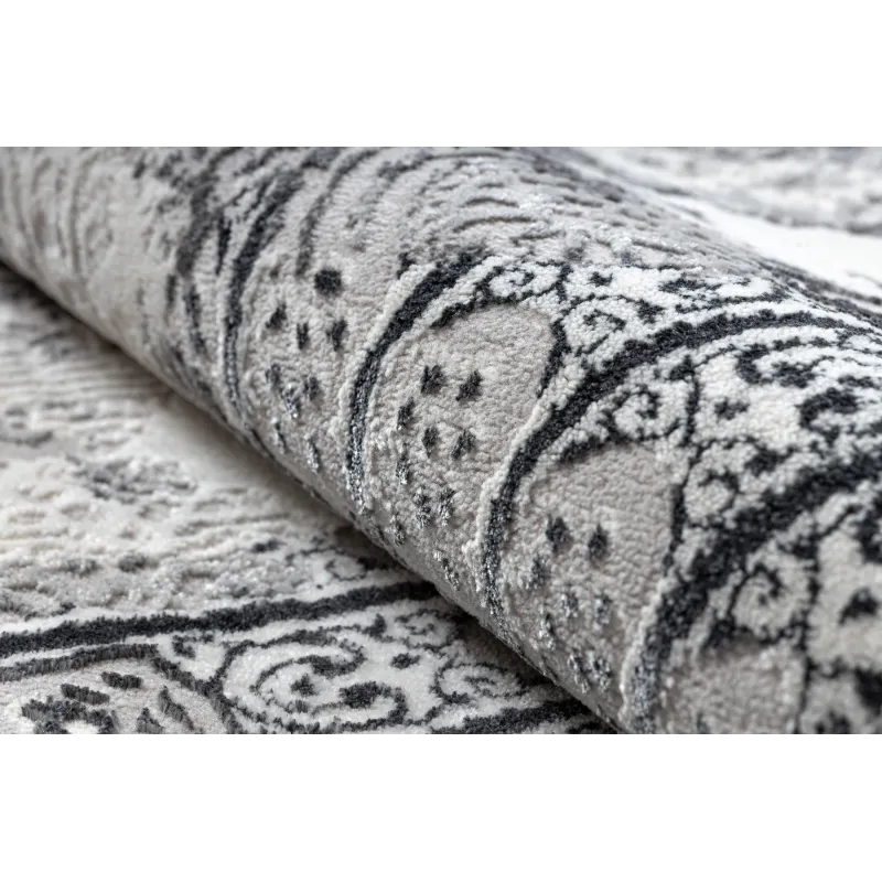 ALLURE 5715 rug suitable for bedrooms, stylish and glamorous in light grey