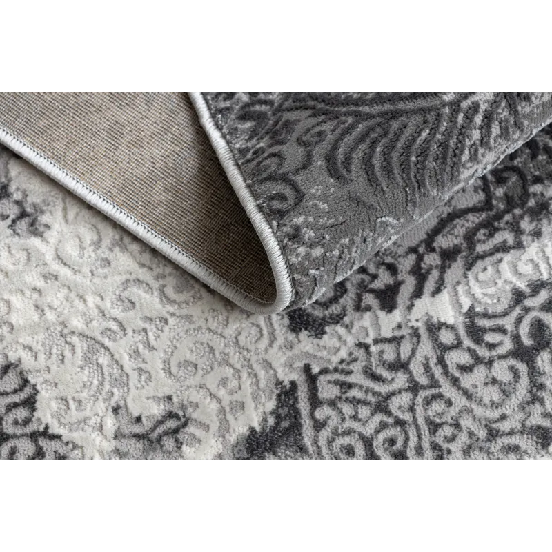 Perfect for living room light grey and navy rug, ALLURE 5715