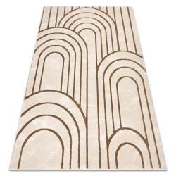 ALLURE 5756 geometric rug, stylish, beige, modern design