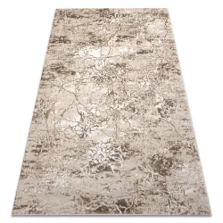 ALLURE 5716 Stone Beige Rug - Stylish and structured modern carpet