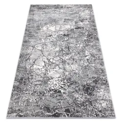 ALLURE 5716 Stone Gray Rug - stylish structured rug in light gray shade