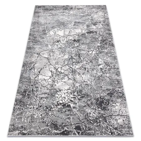 ALLURE 5716 Stone Gray Rug - stylish structured rug in light gray shade