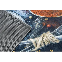 ANDRE 9002 Spice Kitchen Washable Rug
