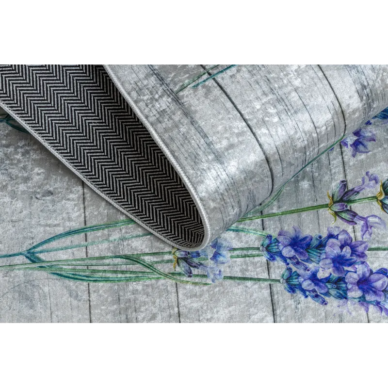 Lavender Washable Rug ANDRE 2716