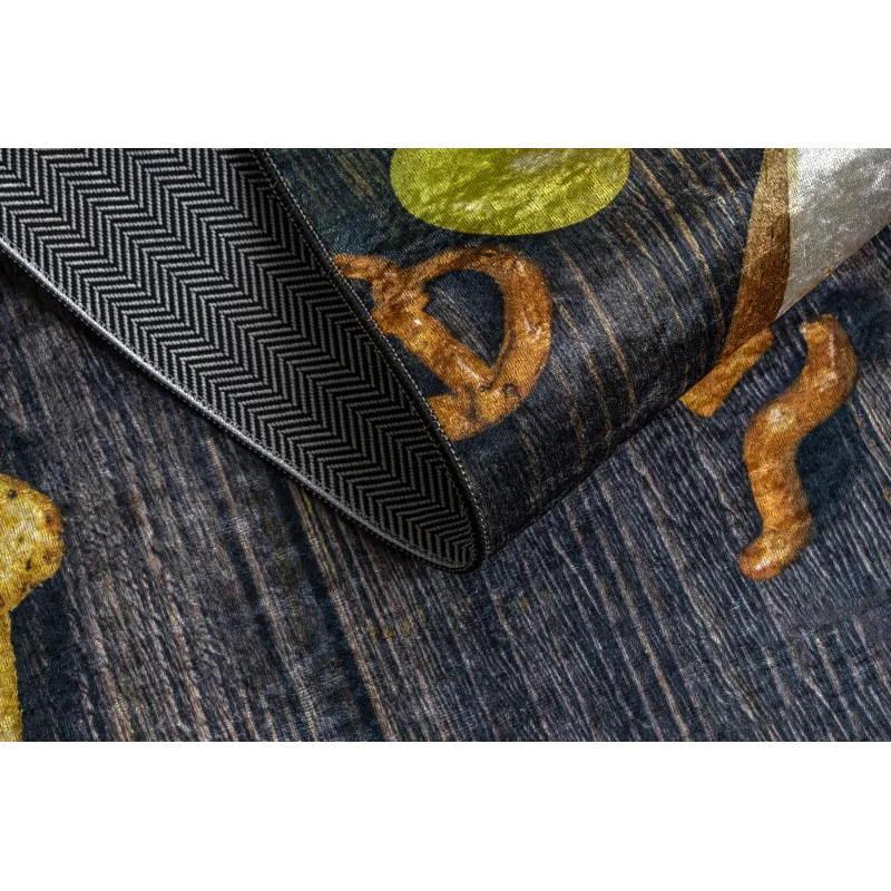 Kitchen Snacks Washable Rug ANDRE 9009
