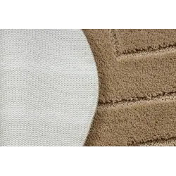 SUPREME Bathroom Rug Circle Beige LINES