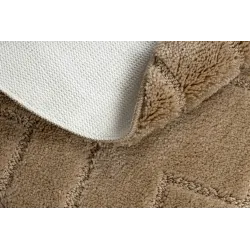 SUPREME Bathroom Rug Circle Beige LINES