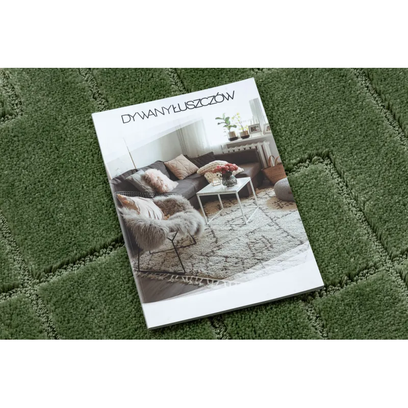 SUPREME Bathroom Rug Circle Green LINES