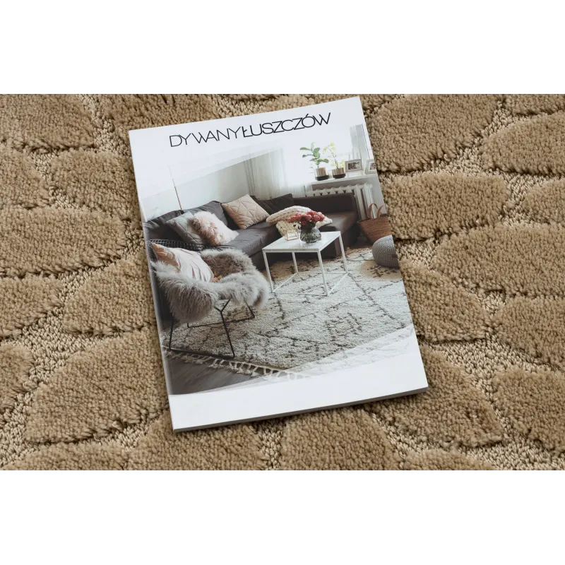 SUPREME Bathroom Round Rug STONES Beige