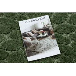 SUPREME Bathroom Round Rug STONES Green