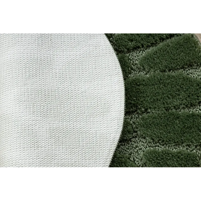 SUPREME Bathroom Round Rug STONES Green