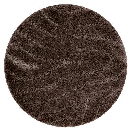 SUPREME Bathroom Rug Circle Brown