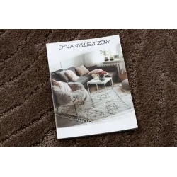 SUPREME Bathroom Rug Circle Brown