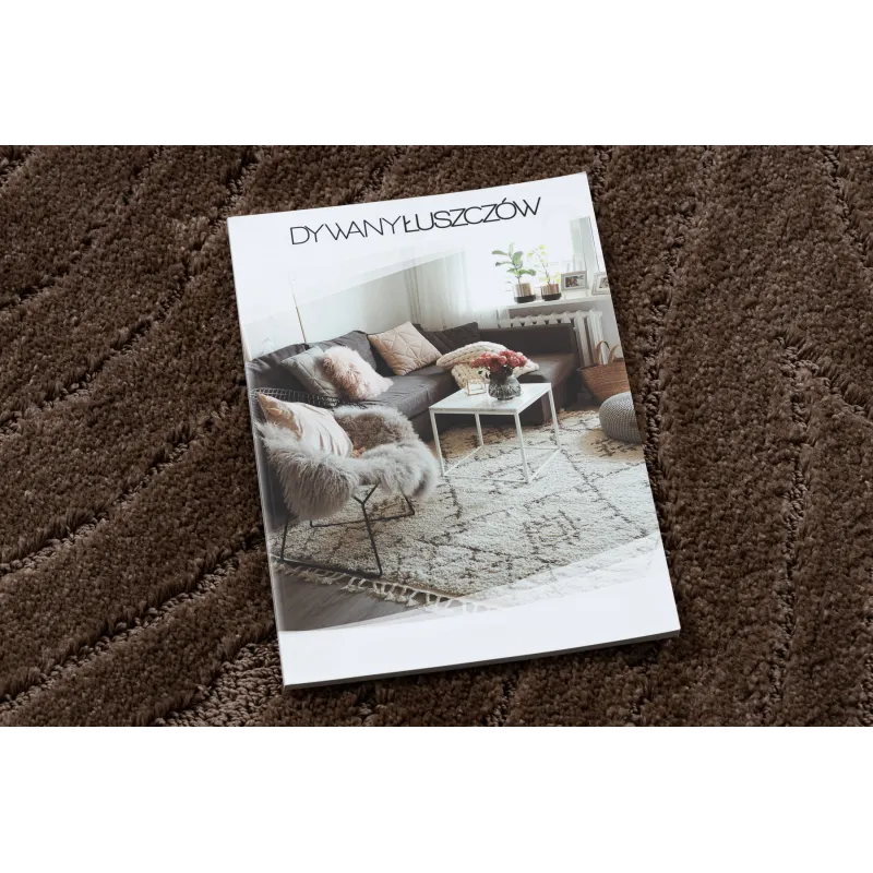SUPREME Bathroom Rug Circle Brown