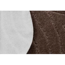 SUPREME Bathroom Rug Circle Brown