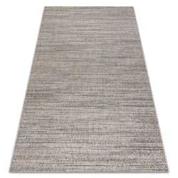 FLOORLUX Sisal Rope Rug 20389 silver and black, 2nd choice, eco-friendly material