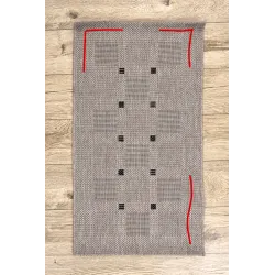 Outdoor rug, weather-resistant, perfect for garden use
