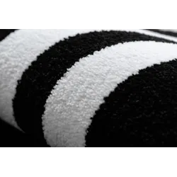 HAMPTON Frame Black Rug, soft and pleasant to the touch material