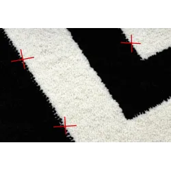 HAMPTON Frame Black Rug - stylish addition for contemporary interiors