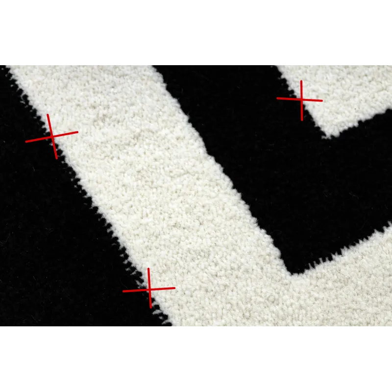 HAMPTON Frame Black Rug - stylish addition for contemporary interiors