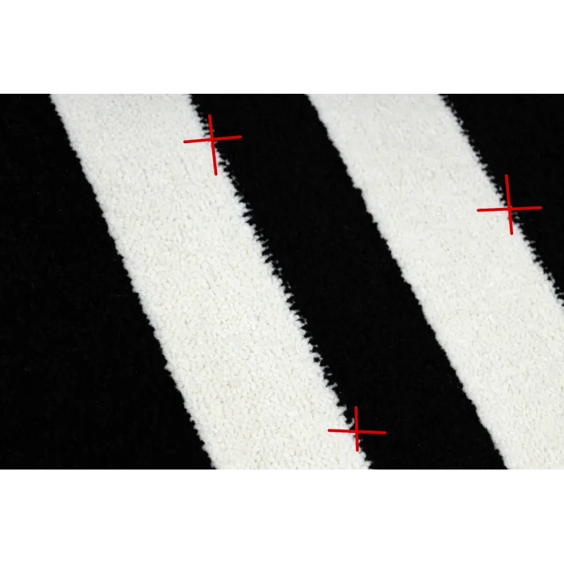 HAMPTON Frame Black Rug - high quality and modern design