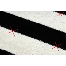 HAMPTON Frame Black Rug - perfect for living room or bedroom