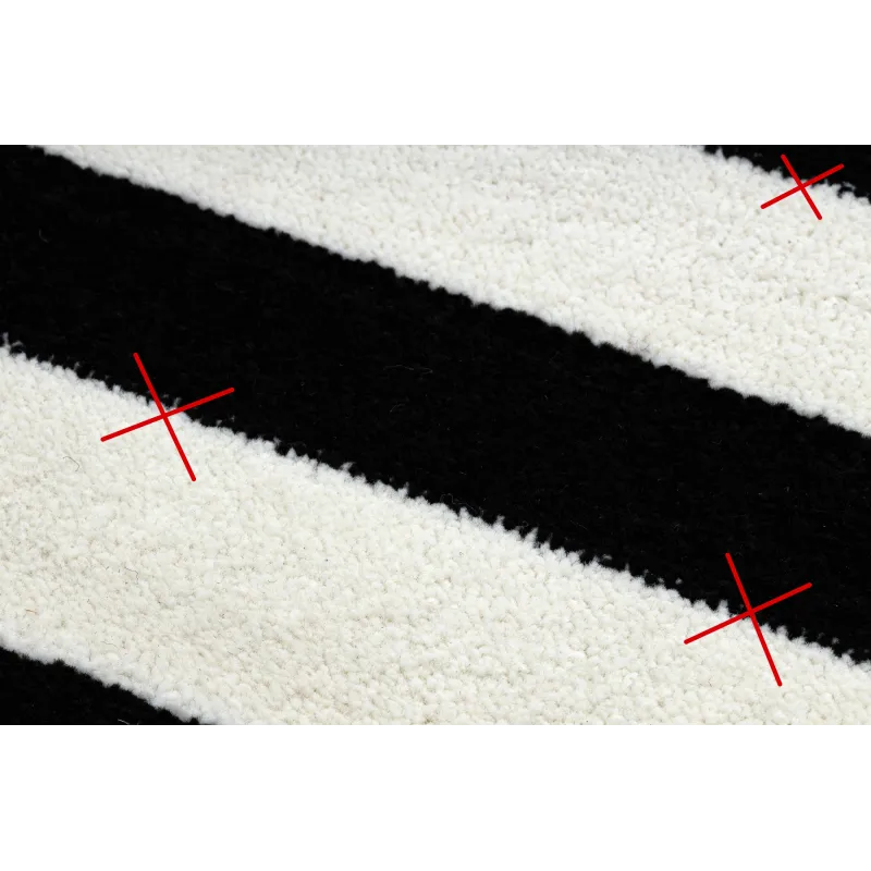 HAMPTON Frame Black Rug - perfect for living room or bedroom