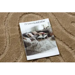 SUPREME WAVES Bathroom Rug Beige