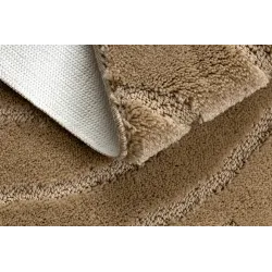 SUPREME WAVES Bathroom Rug Beige
