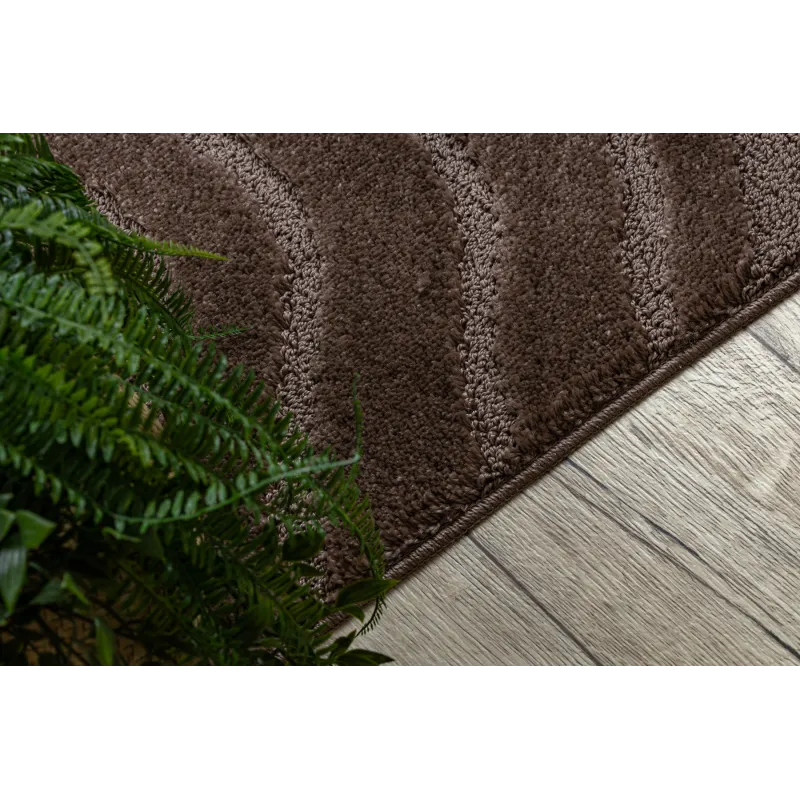 Supreme Waves Brown Bathroom Rug