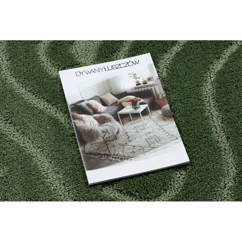 Supreme Waves Green Bathroom Rug