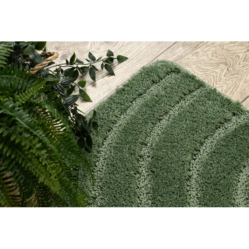 Supreme Waves Green Bathroom Rug