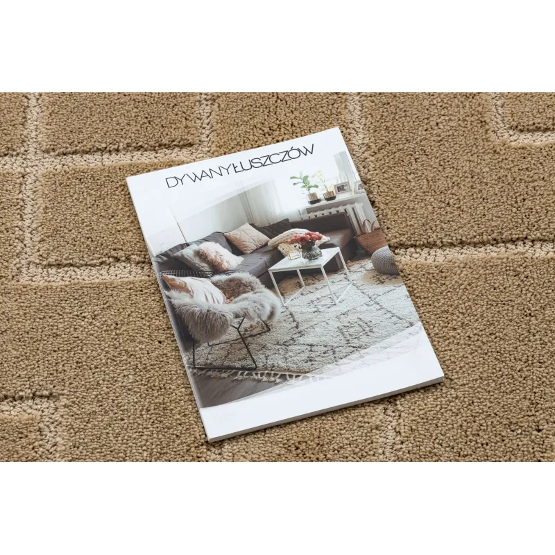 Supreme Lines Beige Bathroom Rug