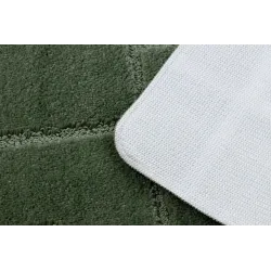 SUPREME LINES Geometric Bathroom Rug Green