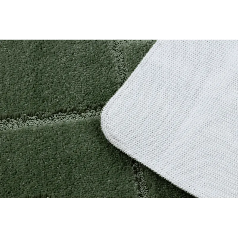 SUPREME LINES Geometric Bathroom Rug Green