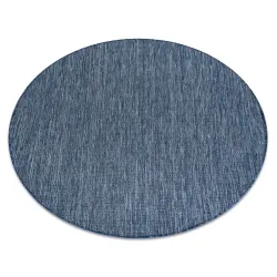 SION Round Rope Rug A5165A Navy