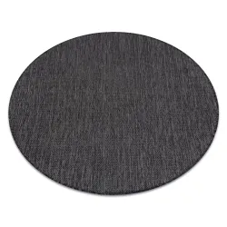 SION Round Rope Rug A5165A Black