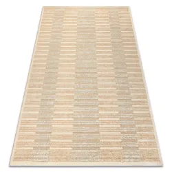 FLUX geometric wool rug in beige and cream shades, perfect for modern interiors