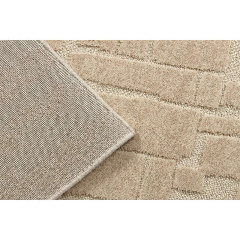 FLUX wool rug with structured design, perfect for modern interiors