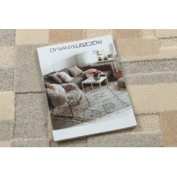 Stylish geometric FLUX rug, perfect for a loft-style interior