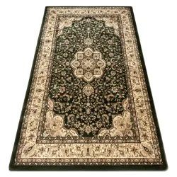 ROYAL AGY dark green rug, classic carpet made of high-quality material