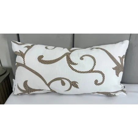 Brown decorative pillow 40x23 cm with ornament