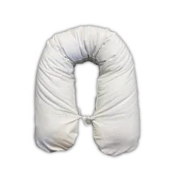 Baby Pillow Cover White 25x145 cm