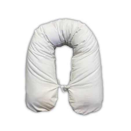 White baby pillow cover 25x145 cm made of soft fabric