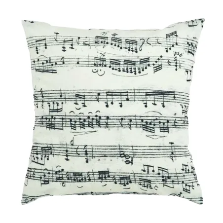 Music decorative pillow 45x45 cm with vibrant design, perfect for your living room