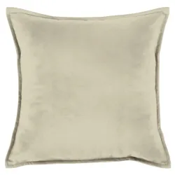 Plyš decorative pillow 45x45 cm in pearl color, perfect for your living room