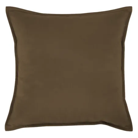 Brown decorative pillow Plyš 45x45 cm made of soft fabric
