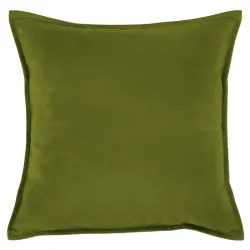 Green decorative cushion Plyš 45x45 cm made of soft fabric